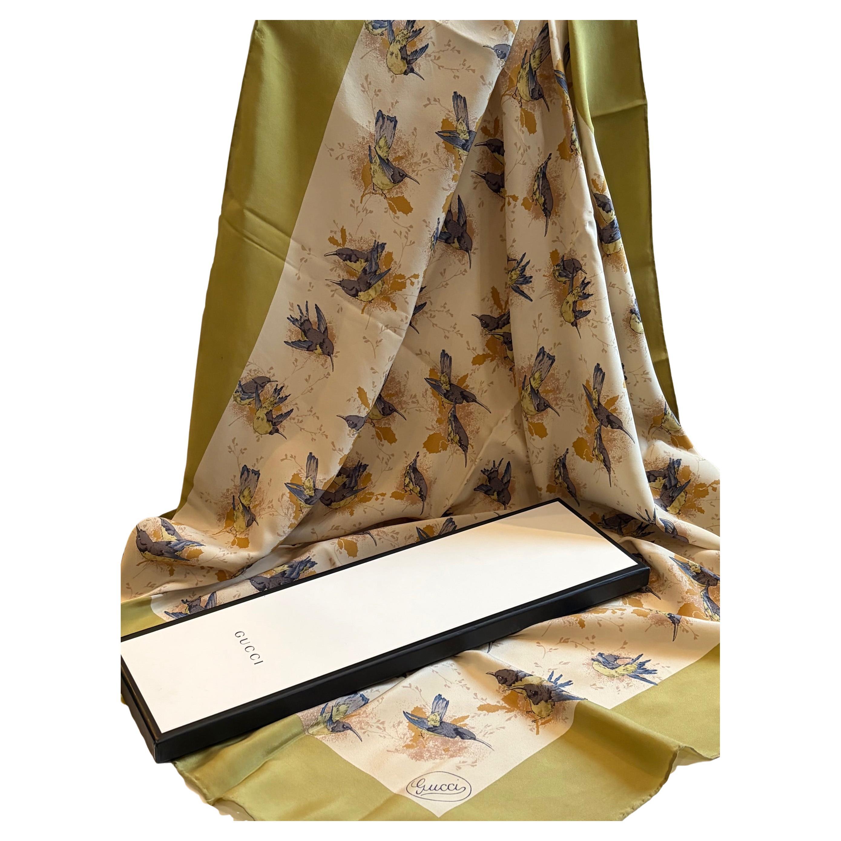 What are Gucci scarves made out of?