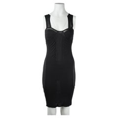 Gucci Vintage Black Bodycon Dress by Alessandra Facchinetti, S/S 2005 IT S