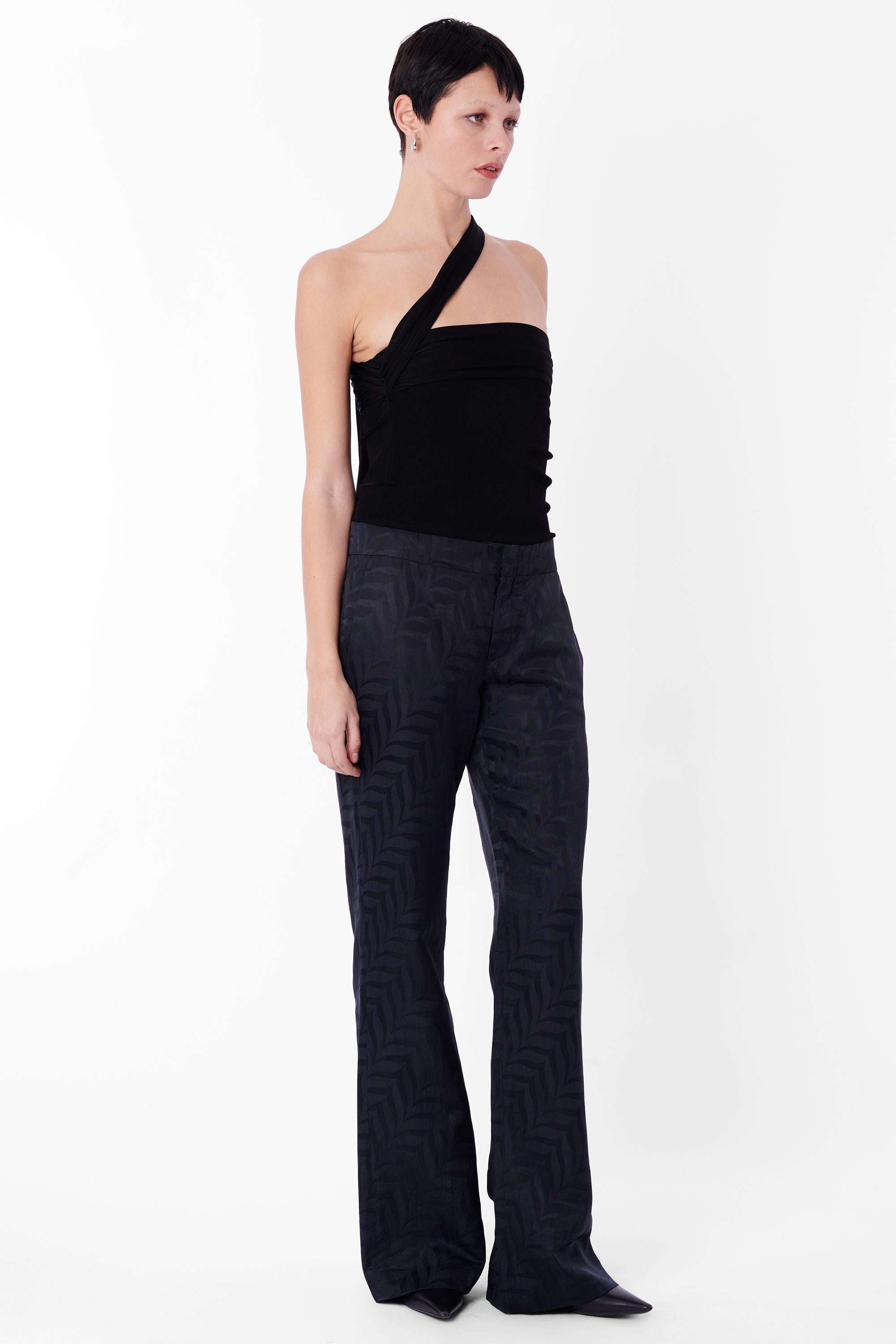 Gucci Vintage Black Bodycon Tube Top en vente
