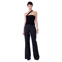 Gucci Vintage Black Bodycon Tube Top