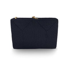 Gucci Vintage Black Fabric Bows Evening Bag with Chain Strap