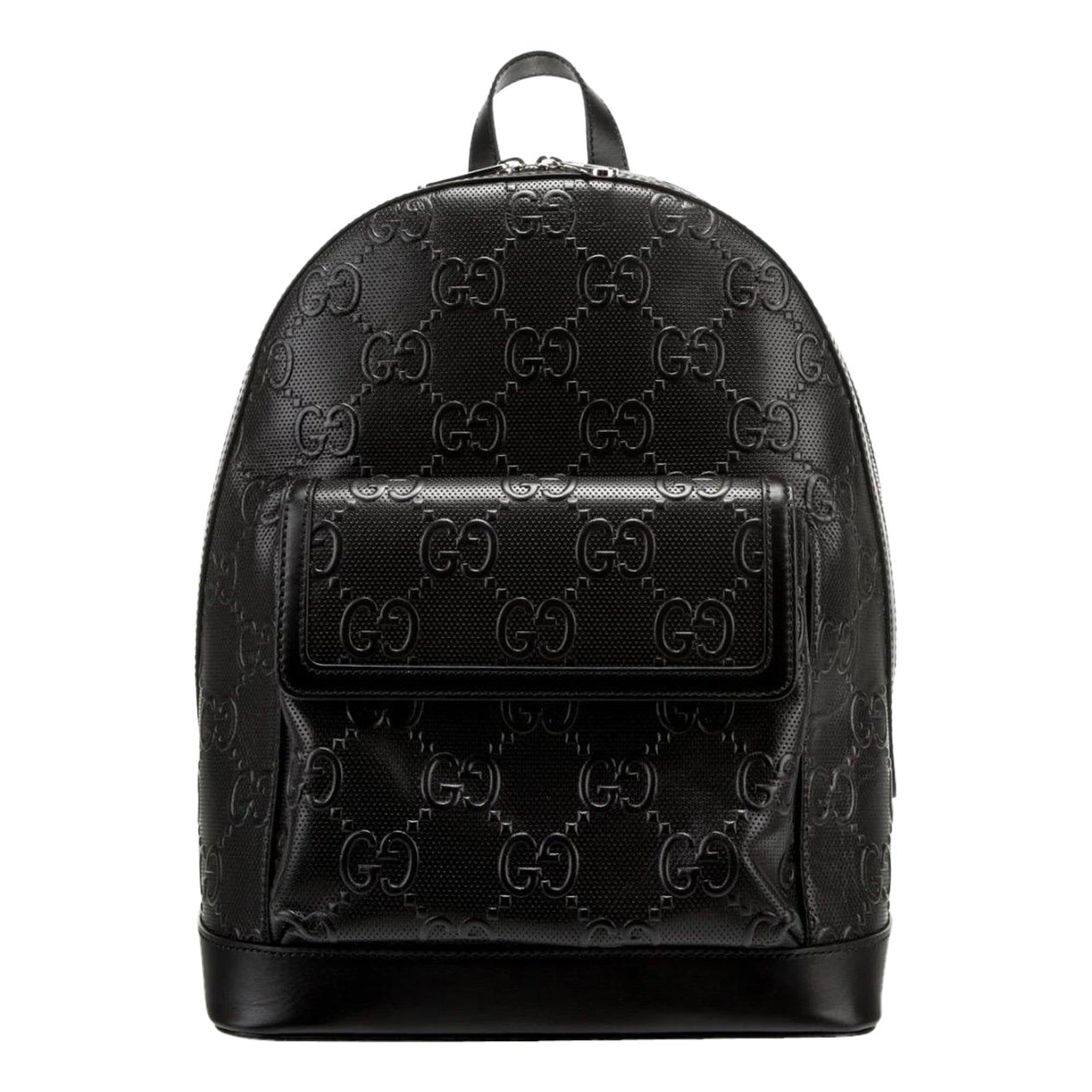 Gucci Vintage Schwarz  GUCCI GG Geprägt geprägt  Monogram Klein  Day Back Pack Schwarz
