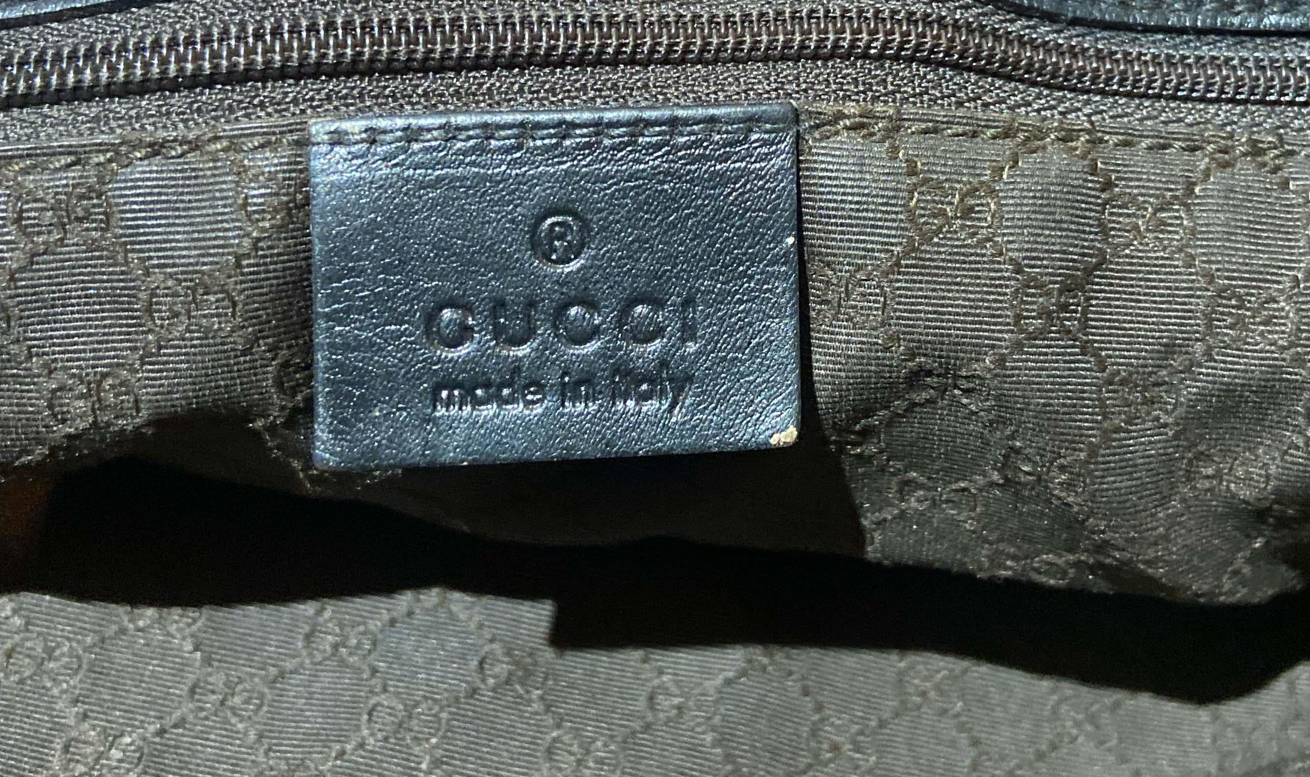 Gucci Vintage Black Jackie Suede Shoulder Bag 4