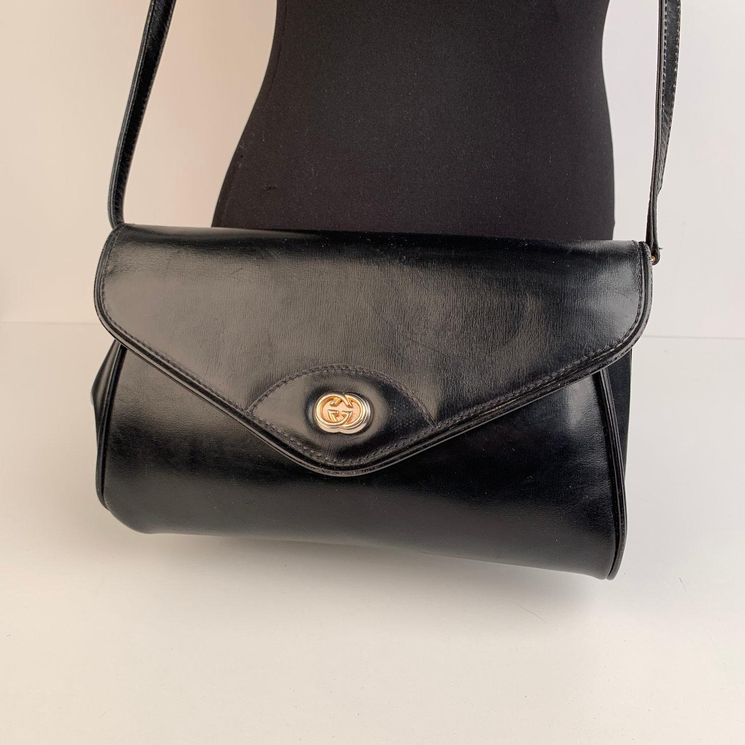 gucci vintage crossbody bag black