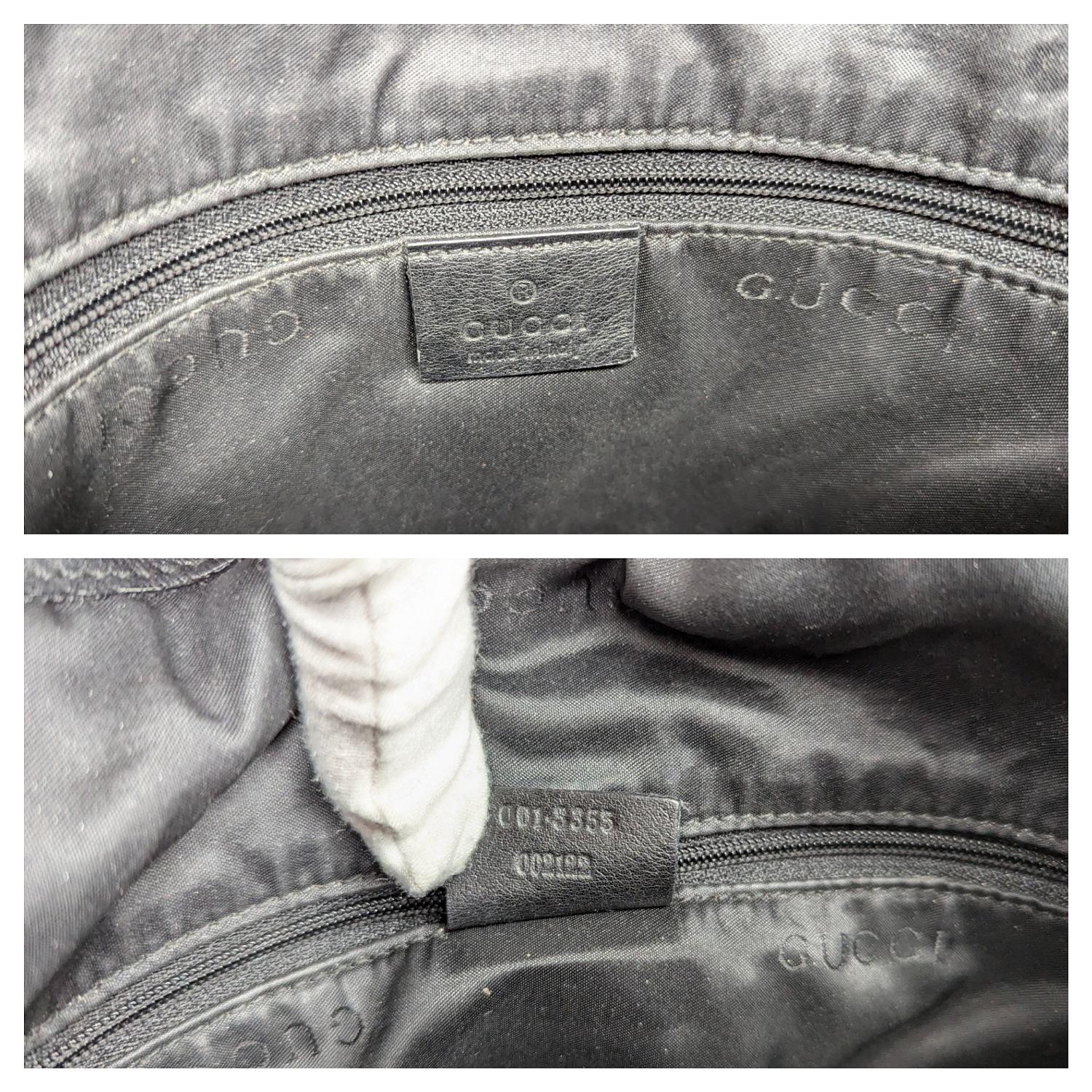 Gucci Vintage Black Leather Jackie Hobo 4