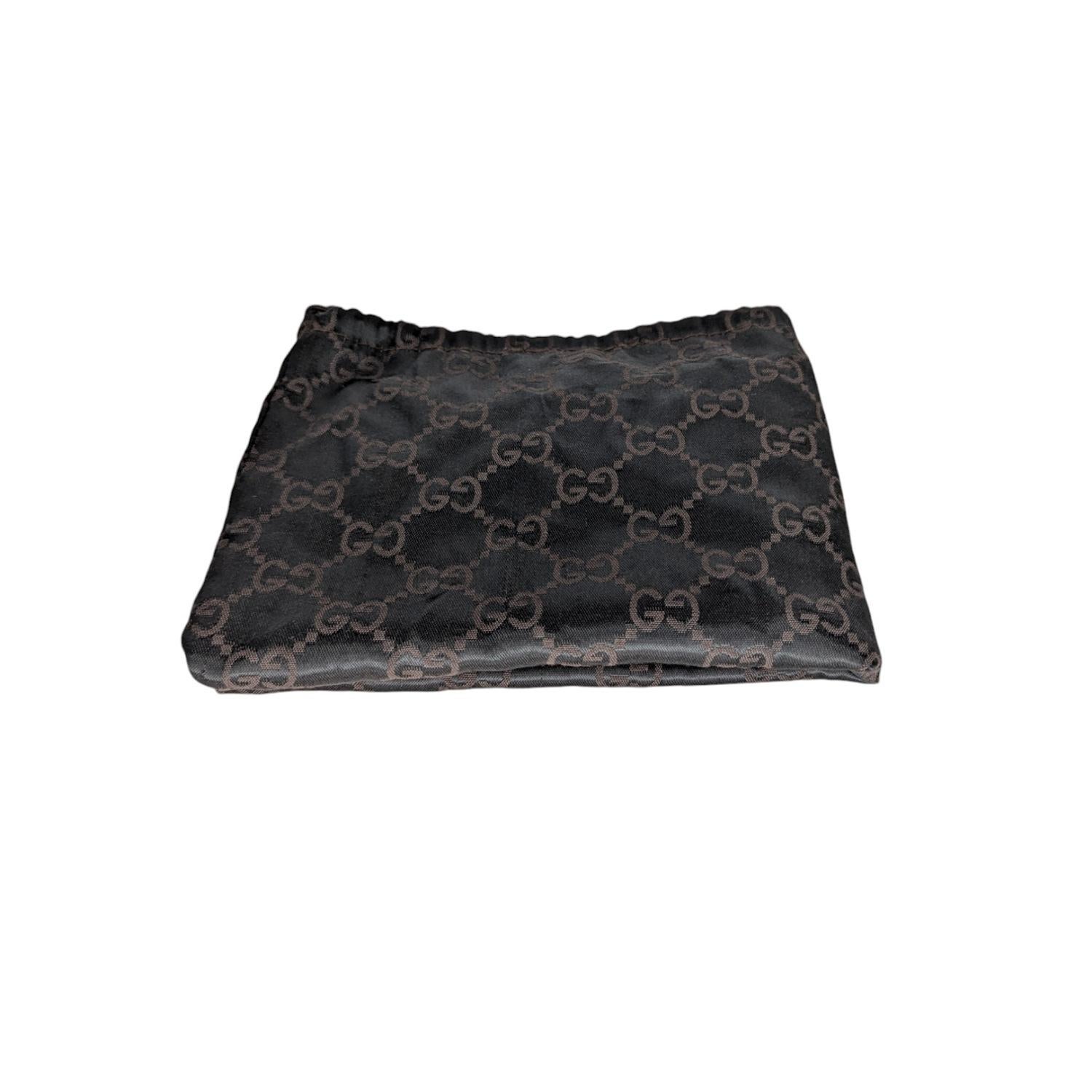 Gucci Vintage Black Leather Jackie Hobo 5