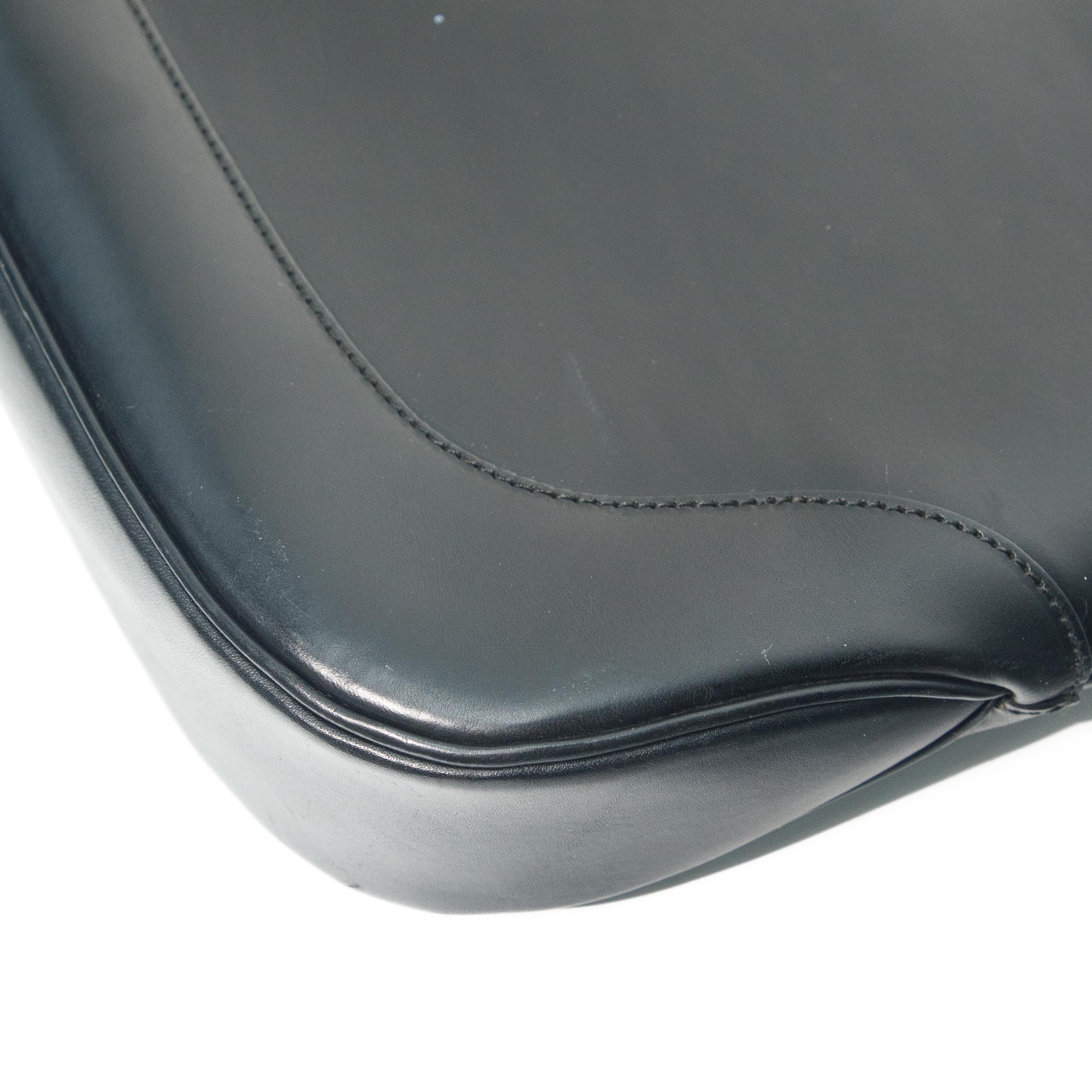 Gucci Vintage Black Leather Jackie Shoulder Bag For Sale 8