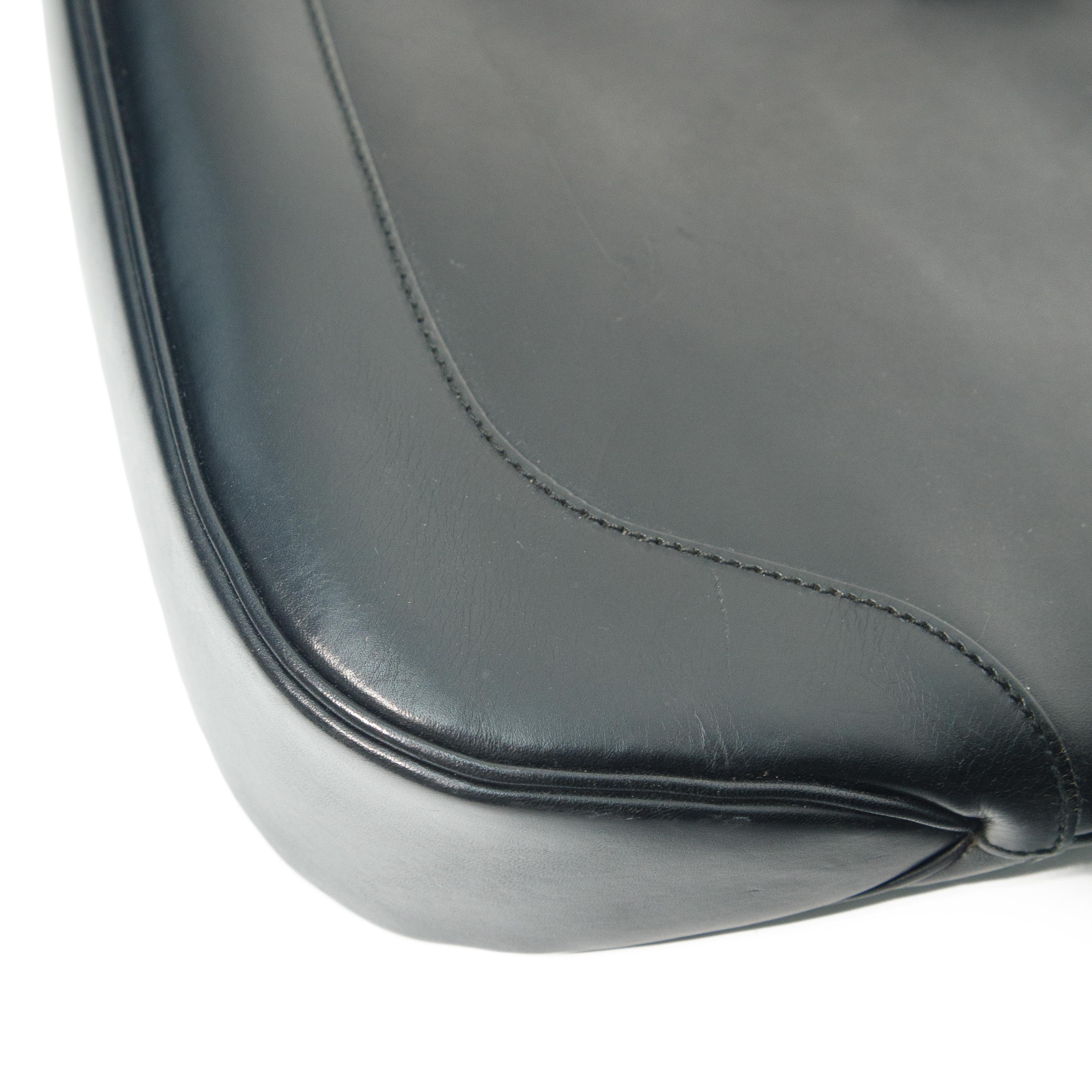 Gucci Vintage Black Leather Jackie Shoulder Bag For Sale 5