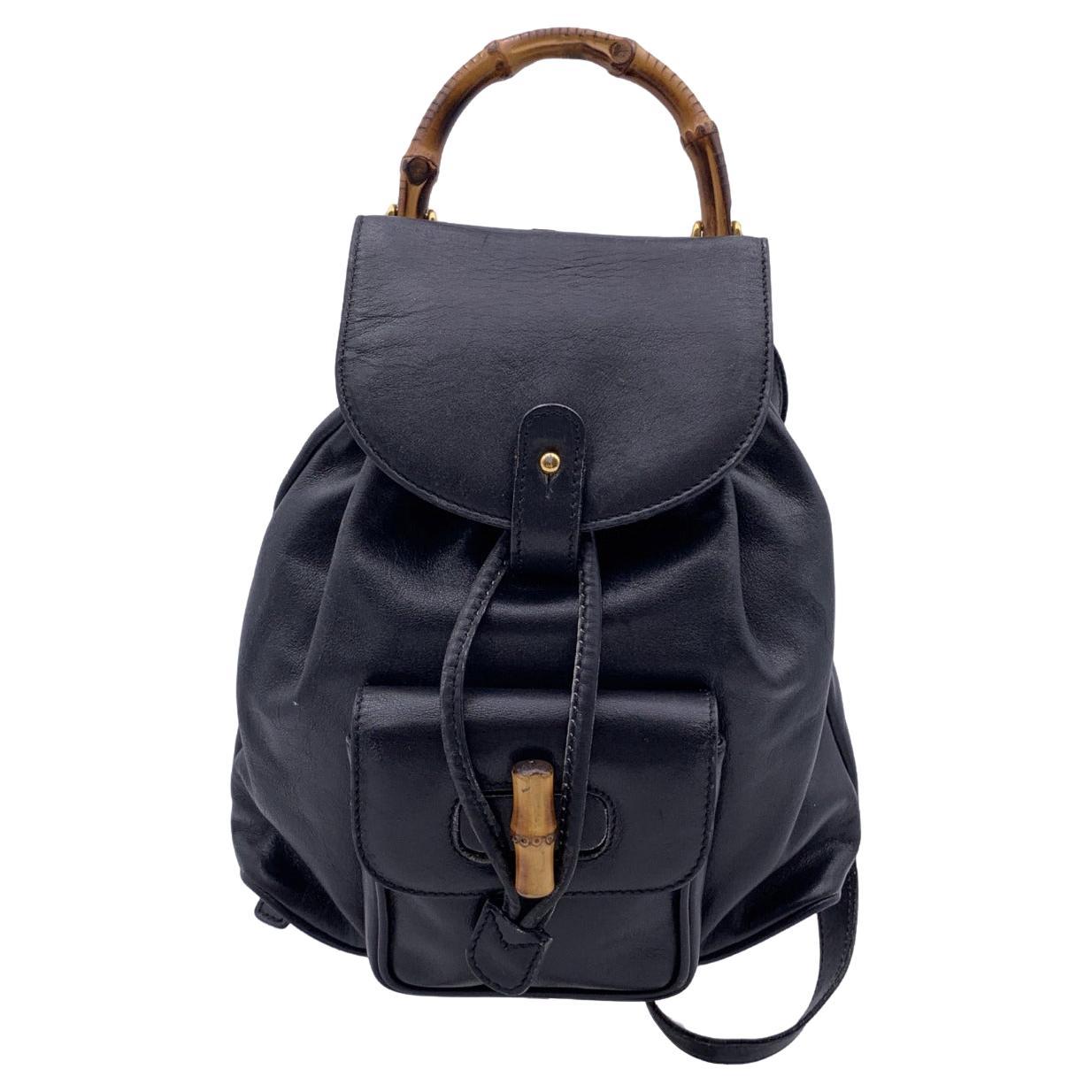 mini black gucci backpack