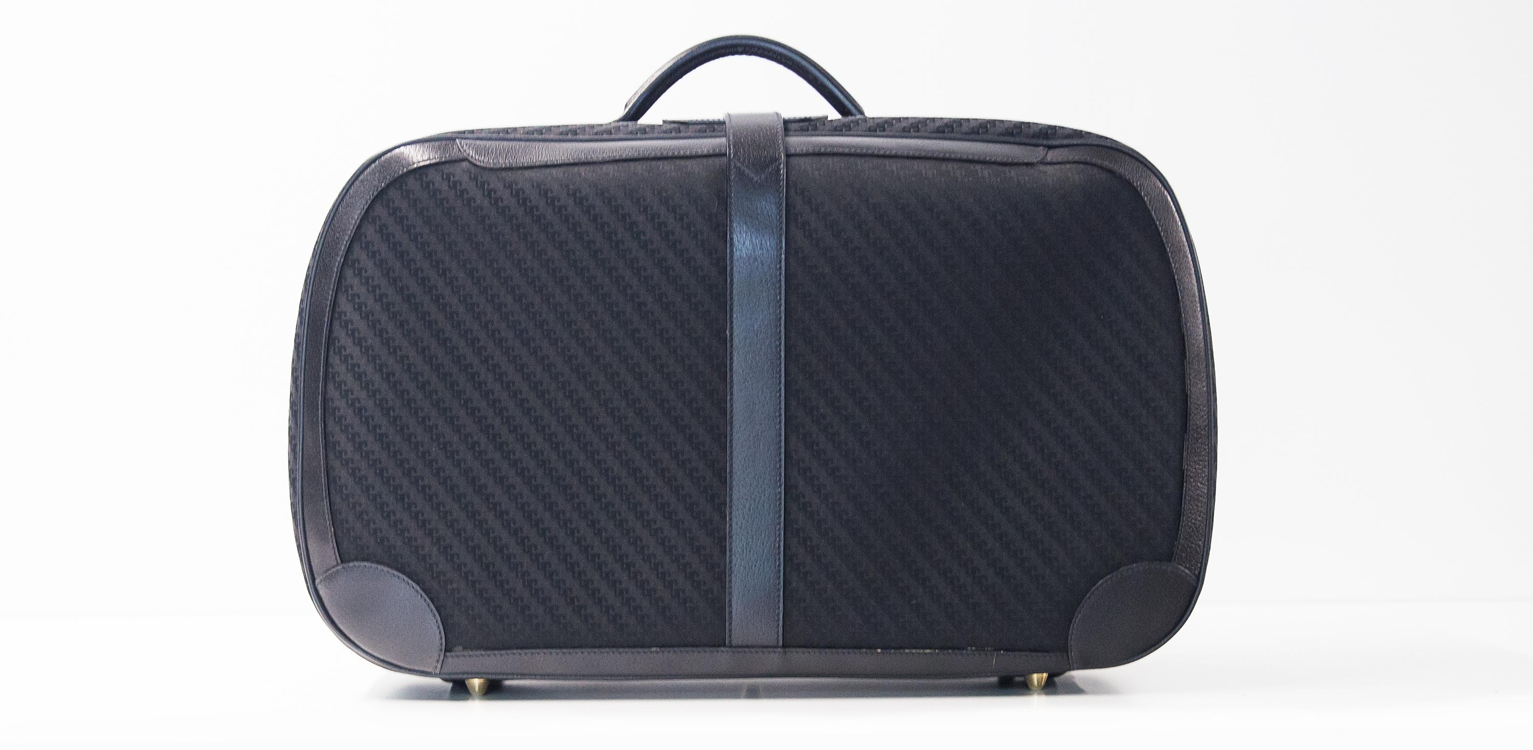 Bolso de viaje Gucci Vintage Negro Piel Supreme GG Canvas en venta 7