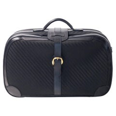 Bolso de viaje Gucci Vintage Negro Piel Supreme GG Canvas