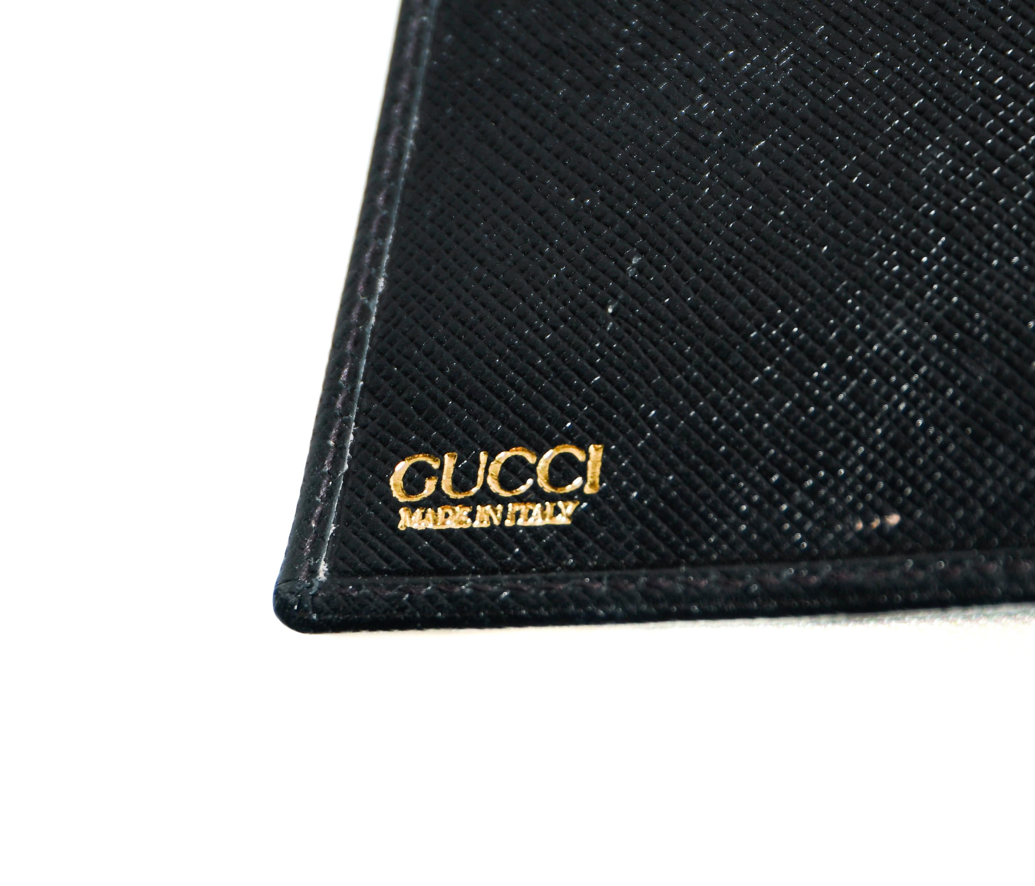 vintage black gucci wallet