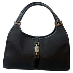 Gucci Vintage Black Nylon Jackie Handbag