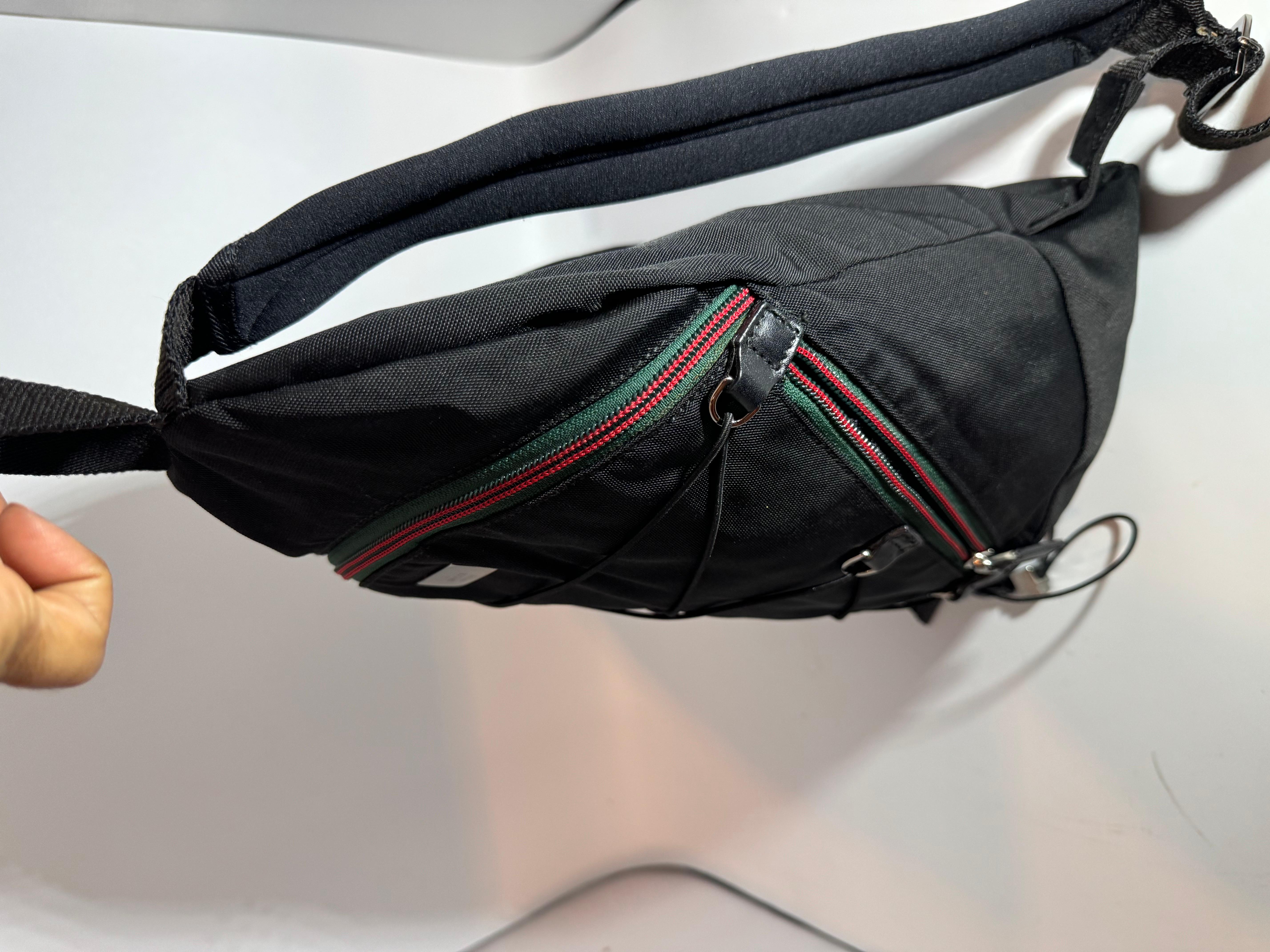 Gucci Vintage Black Nylon ,  Small Eden Day Back Pack Black, Made in Italy For Sale 1