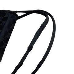 Gucci Vintage Black Satin Handbag