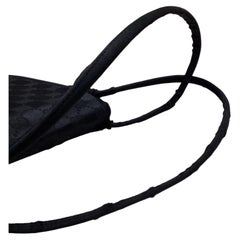 Gucci Vintage Black Satin Handbag