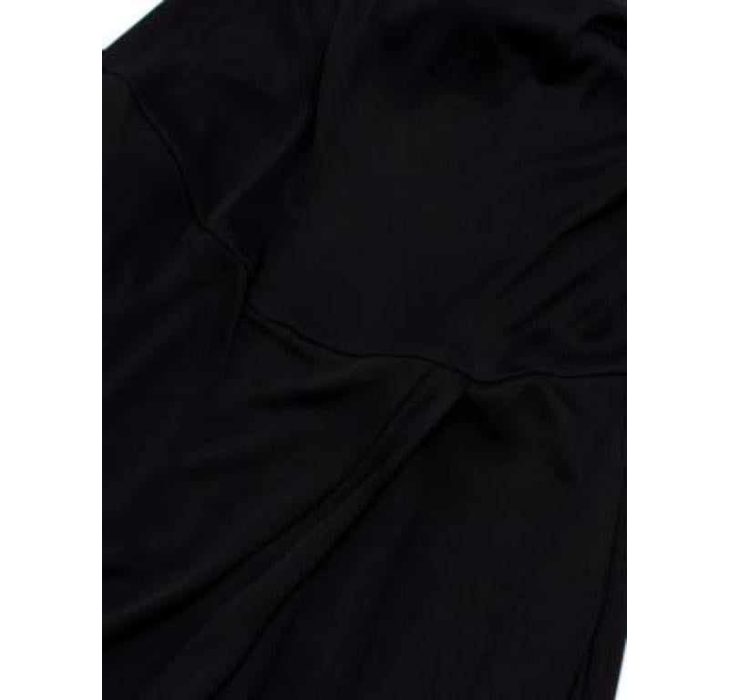 Gucci vintage black silk sleeveless long dress For Sale 2