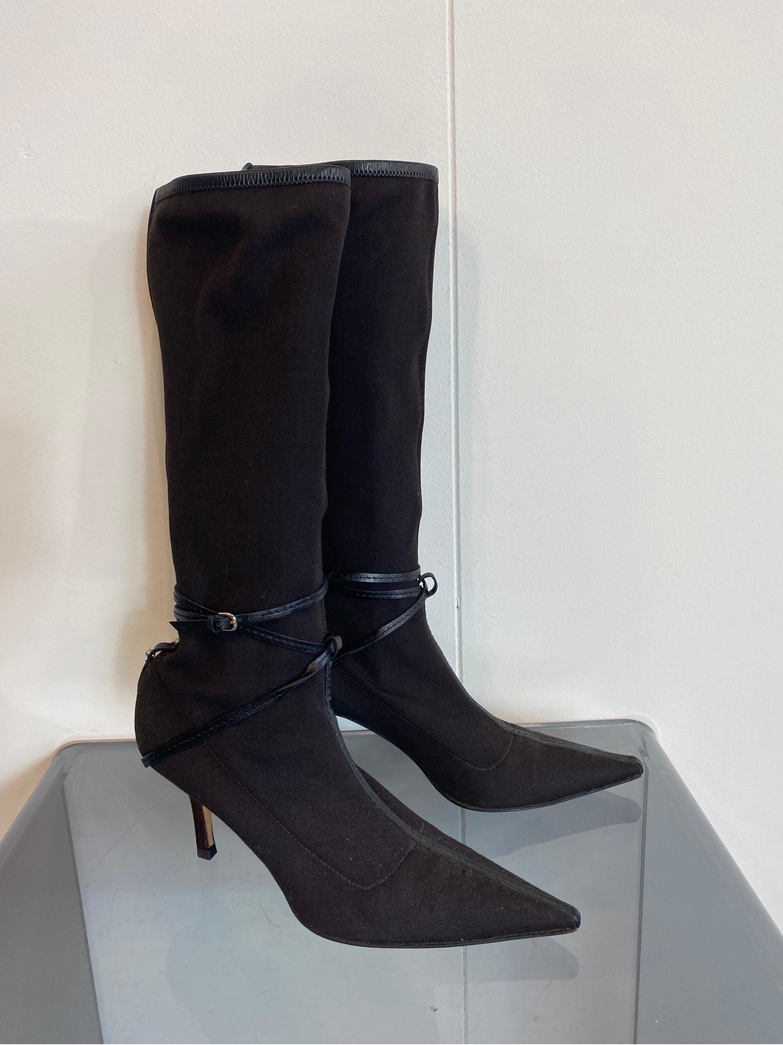 Women's or Men's Gucci vintage black sock boots