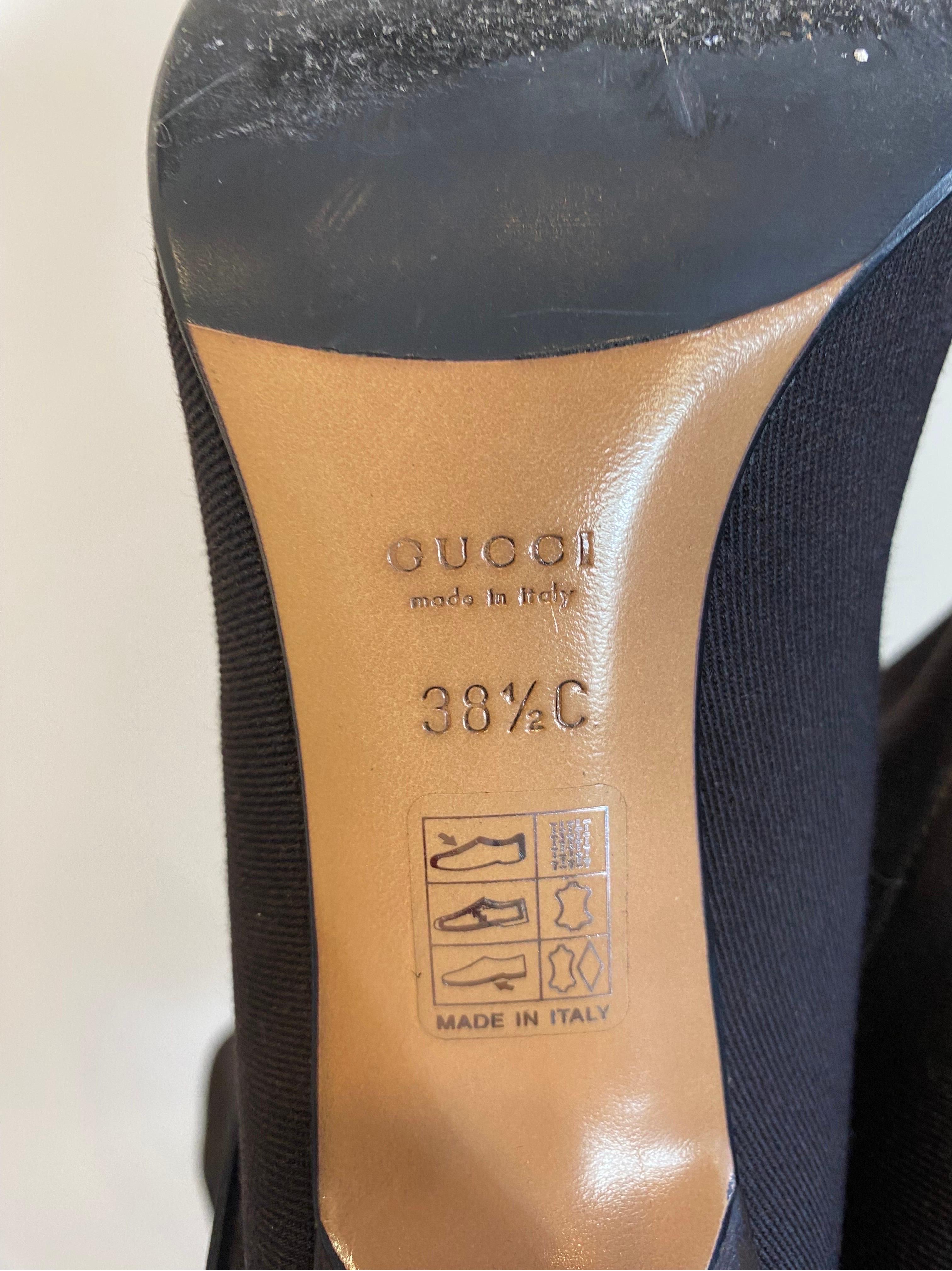 Gucci vintage black sock boots 3