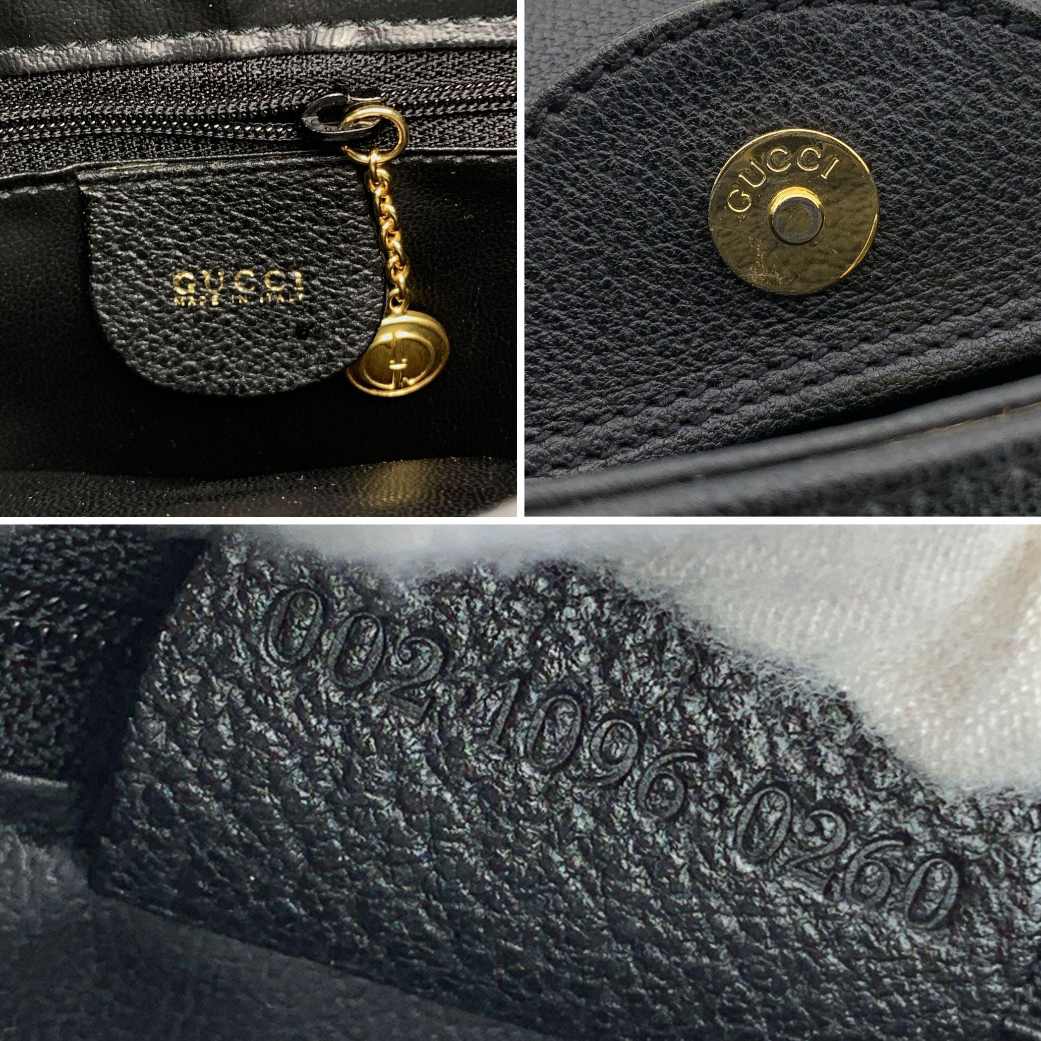 Gucci Vintage Black Suede Bamboo Princess Diana Tote Bag für Damen oder Herren im Angebot