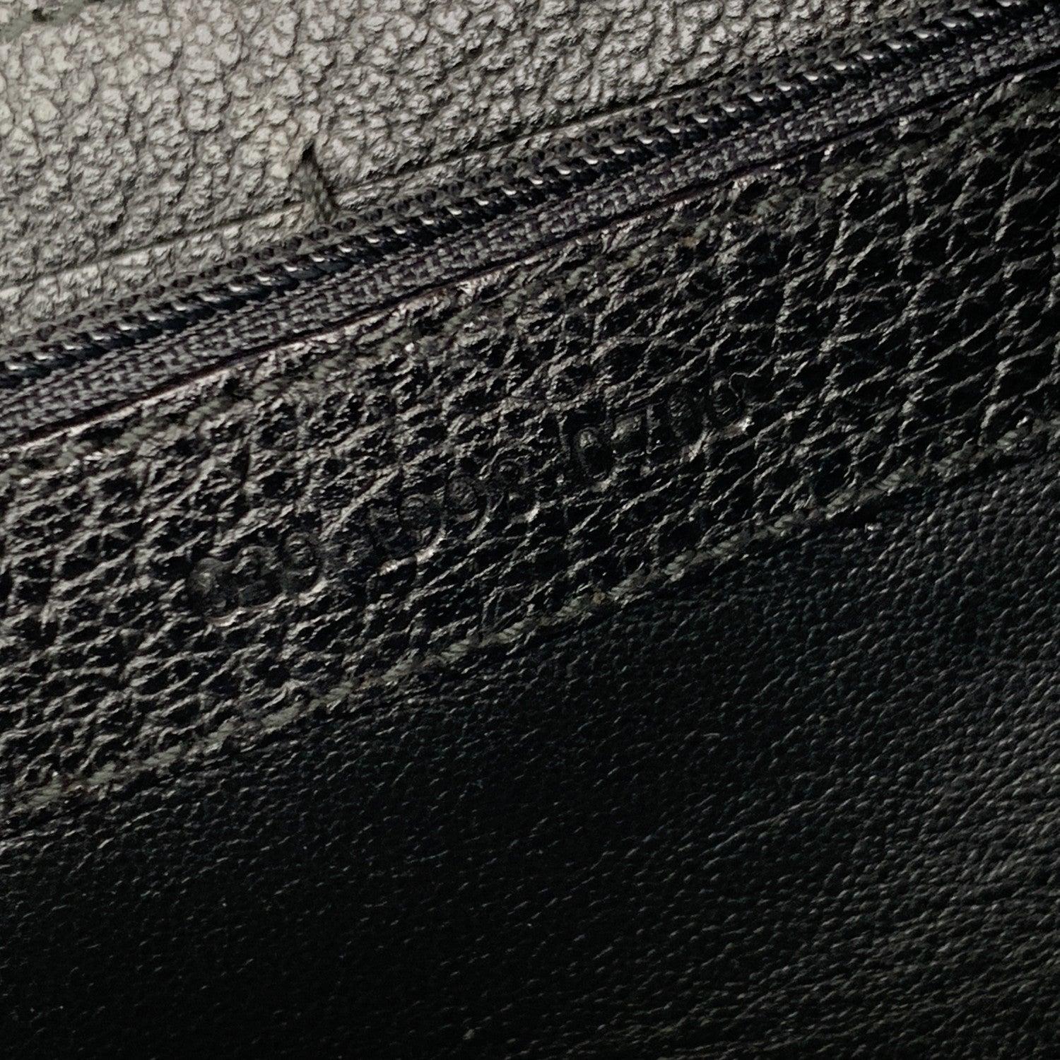 Gucci Vintage Black Suede Bamboo WOC Wallet on Chain Crossbody 2