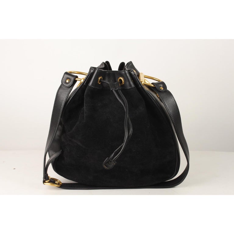 Gucci suede bucket bag hotsell