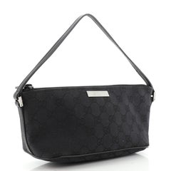 Gucci Vintage Boots-Pochette GG aus Segeltuch
