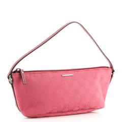 Gucci Vintage Boots-Pochette GG aus Segeltuch