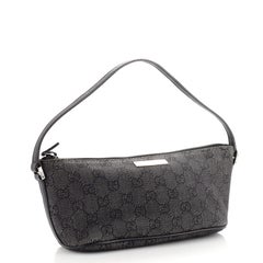 Gucci Vintage Boots-Pochette GG aus Segeltuch