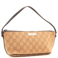 Gucci Vintage Boots-Pochette GG aus Segeltuch