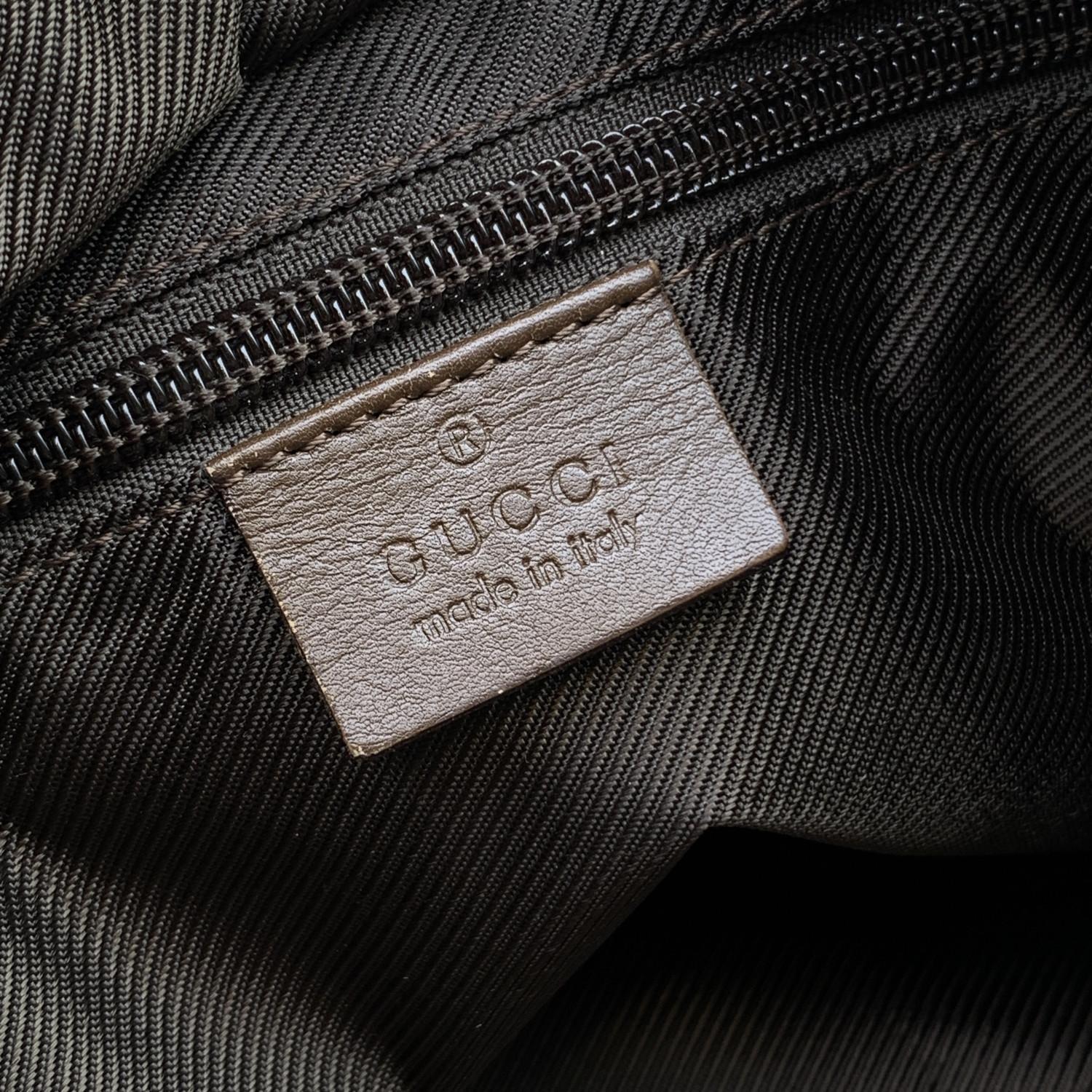 Women's Gucci Vintage Brown GG Monogram Canvas Front Pocket Tote bag
