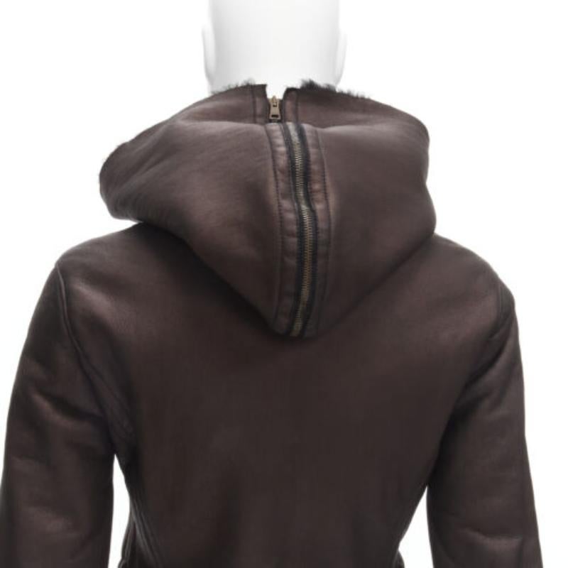 GUCCI Vintage brown lambskin leather fur lined aviator bomber jacket IT40 S
Reference: TGAS/D00102
Brand: Gucci
Material: Lambskin Leather, Metal
Color: Brown, Black
Pattern: Solid
Closure: Zip
Lining: Black Fur
Extra Details: Transformable back