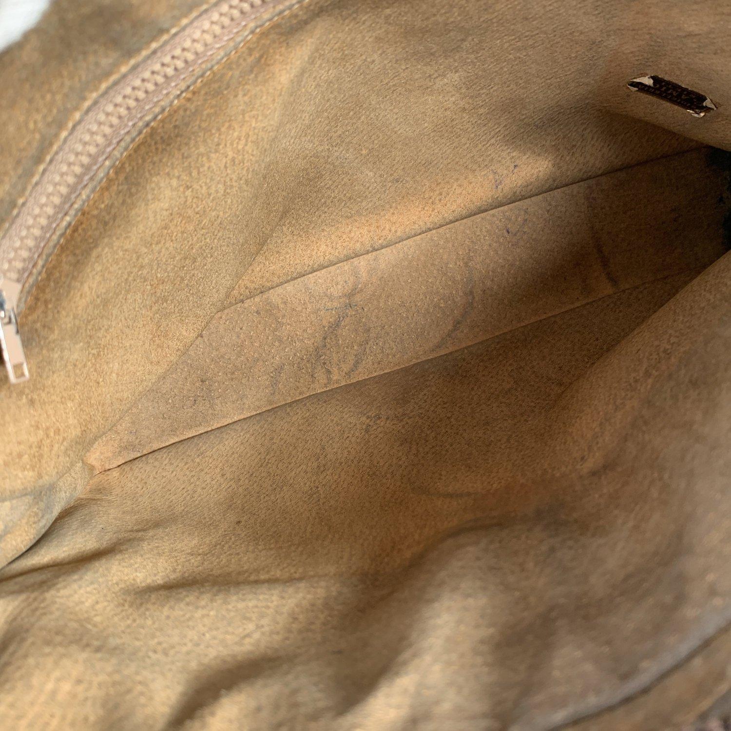 Gucci Vintage Brown Leather Horsebit Shoulder Bag 3