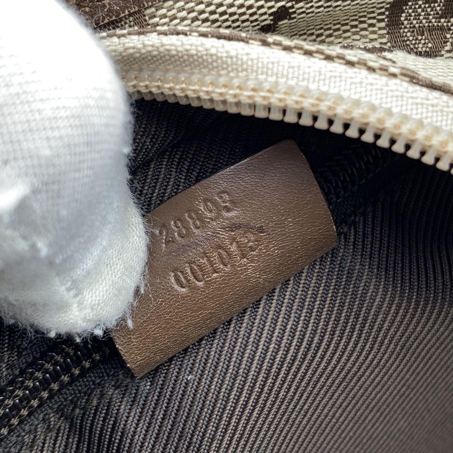 Gucci Vintage Brown Monogram Canvas Front Pocket Tote Bag 3
