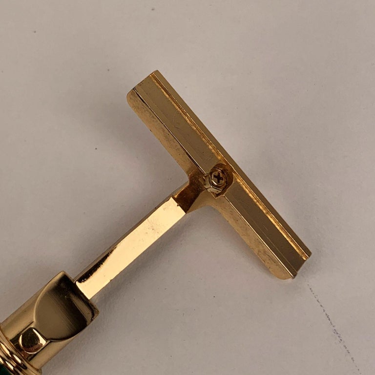 Gucci Vintage Brown Signature Web Razor for Shaving With Box For Sale ...