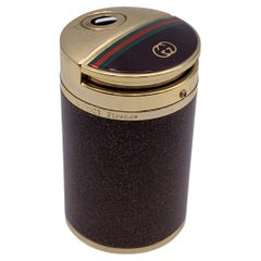 Briquet de table Gucci Vintage Brown Signature Web Home Decor