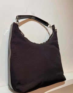 Gucci Vintage By Tom Ford Nylon Hobo Bag