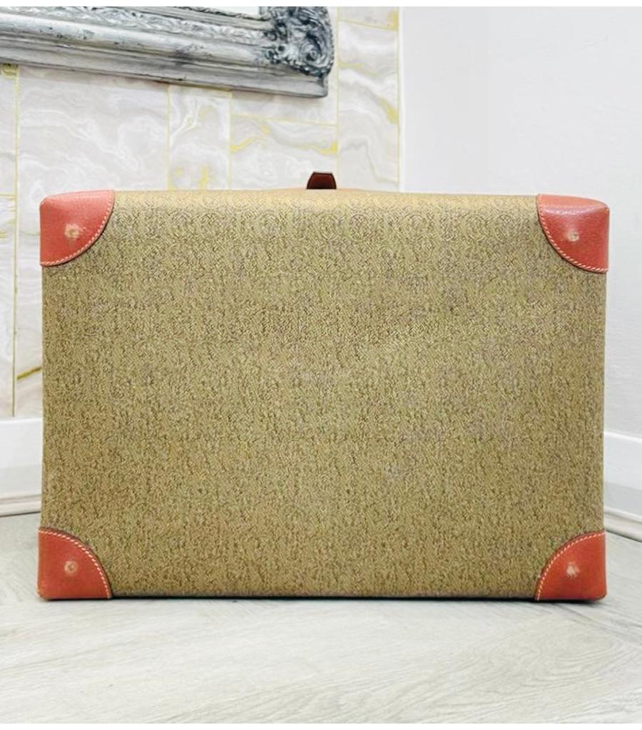 Women's Gucci Vintage Canvas All Over Logo Vanity  For Sale