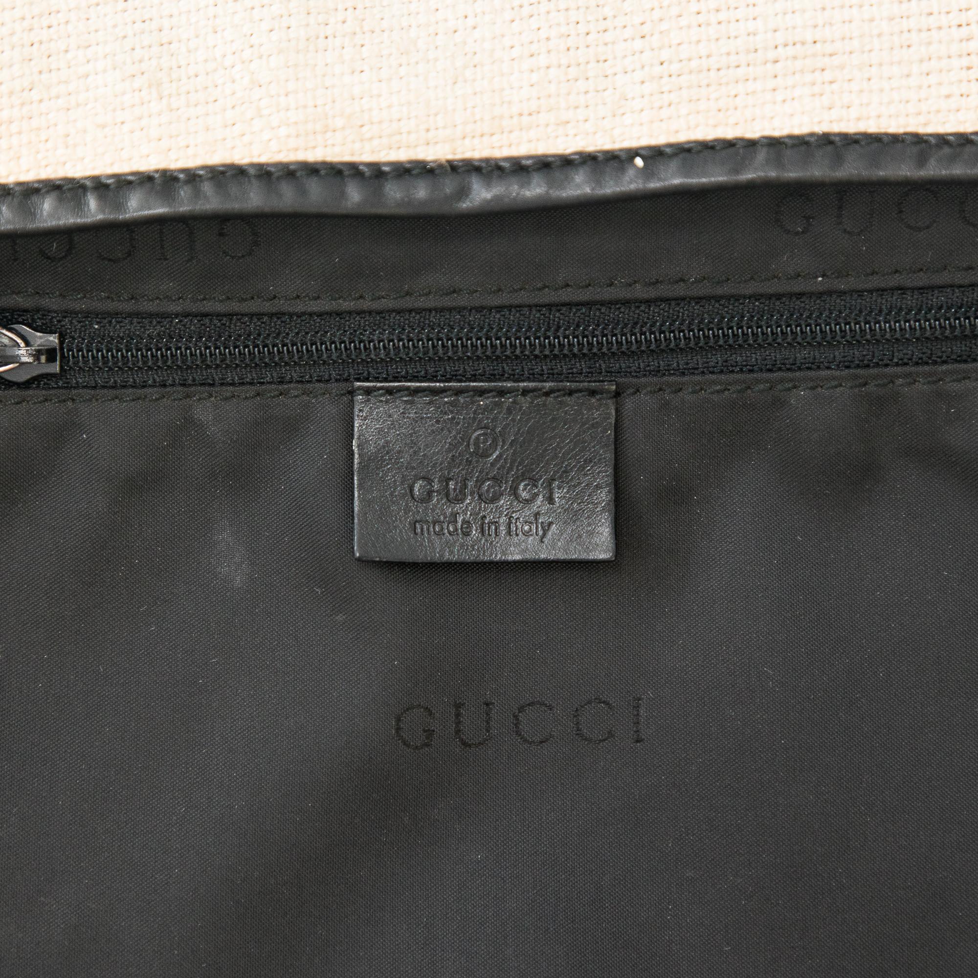 Gucci by Tom Ford Spring 2000 Chain Handle Cream Canvas Jackie Shoulder Bag 6