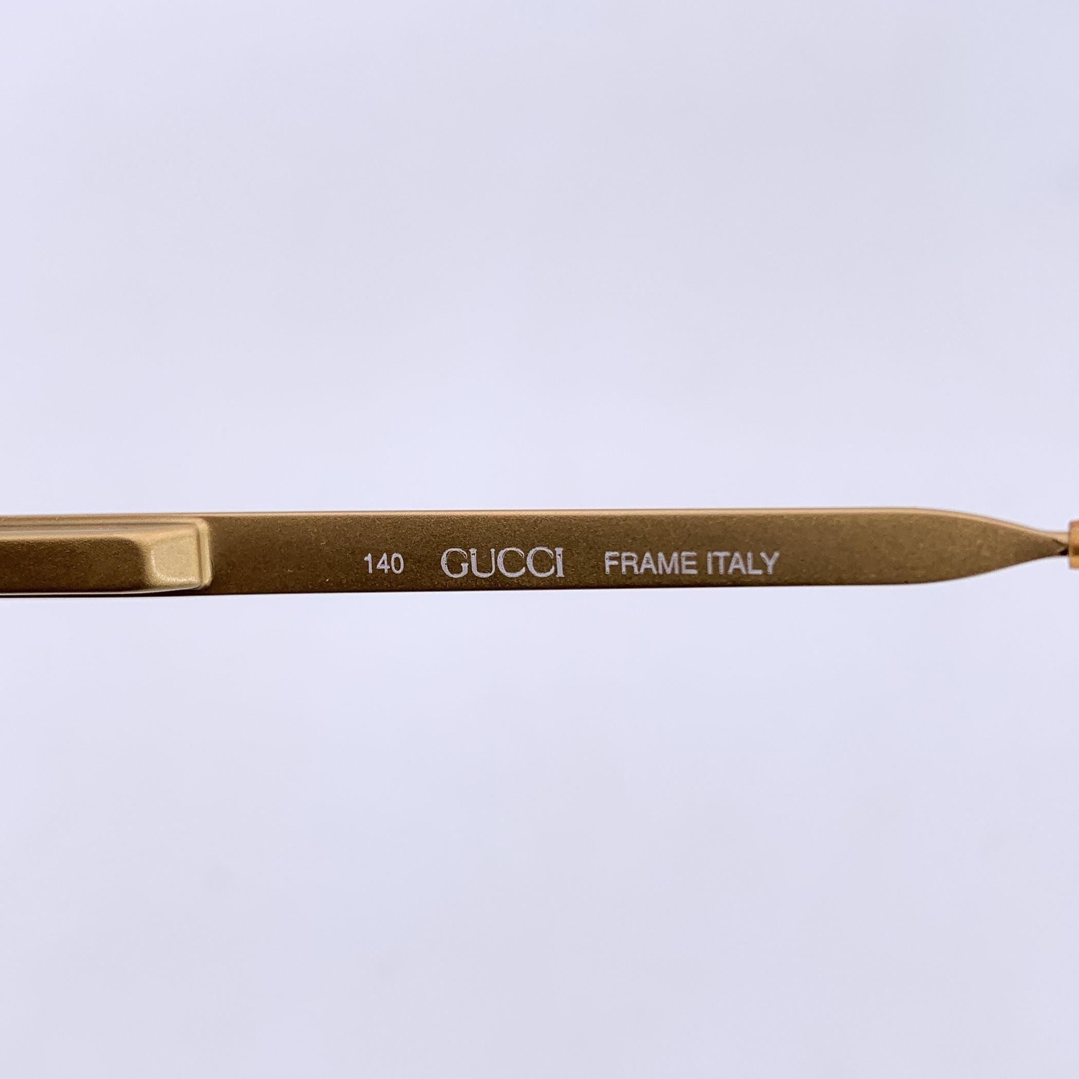 De las mujeres Gafas de sol Gucci Vintage Marrón Transparente GG 2186 55/15 140mm en venta