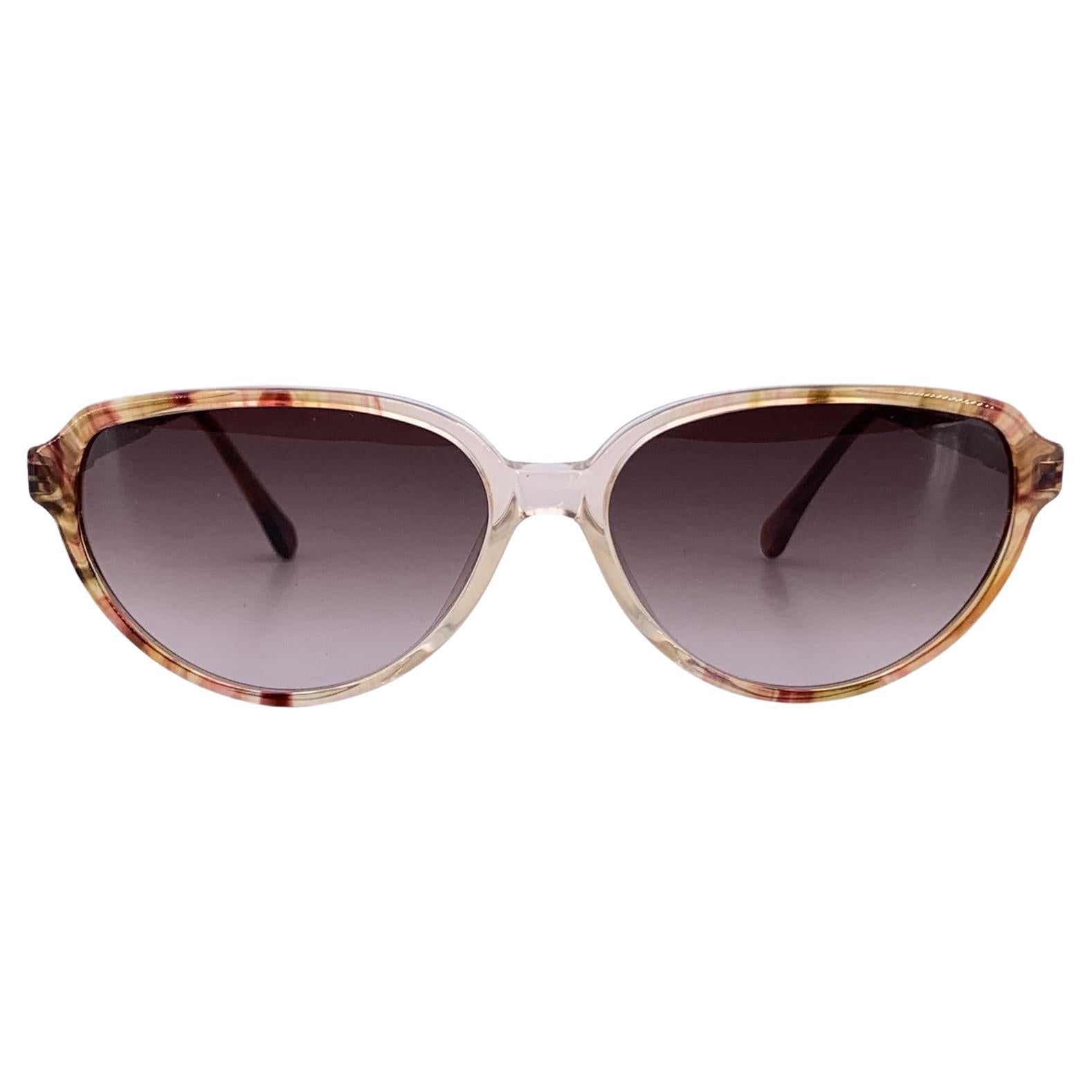 Gafas de sol Gucci Vintage Marrón Transparente GG 2186 55/15 140mm en venta