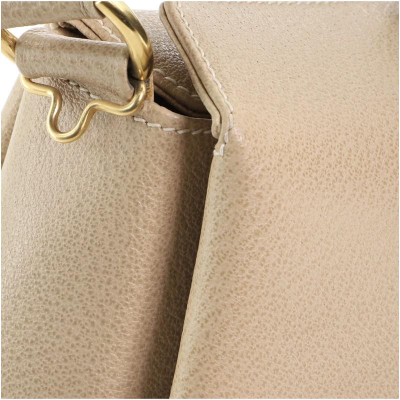 Gucci Vintage Convertible Bamboo Box Umhängetasche Leder Klein 2