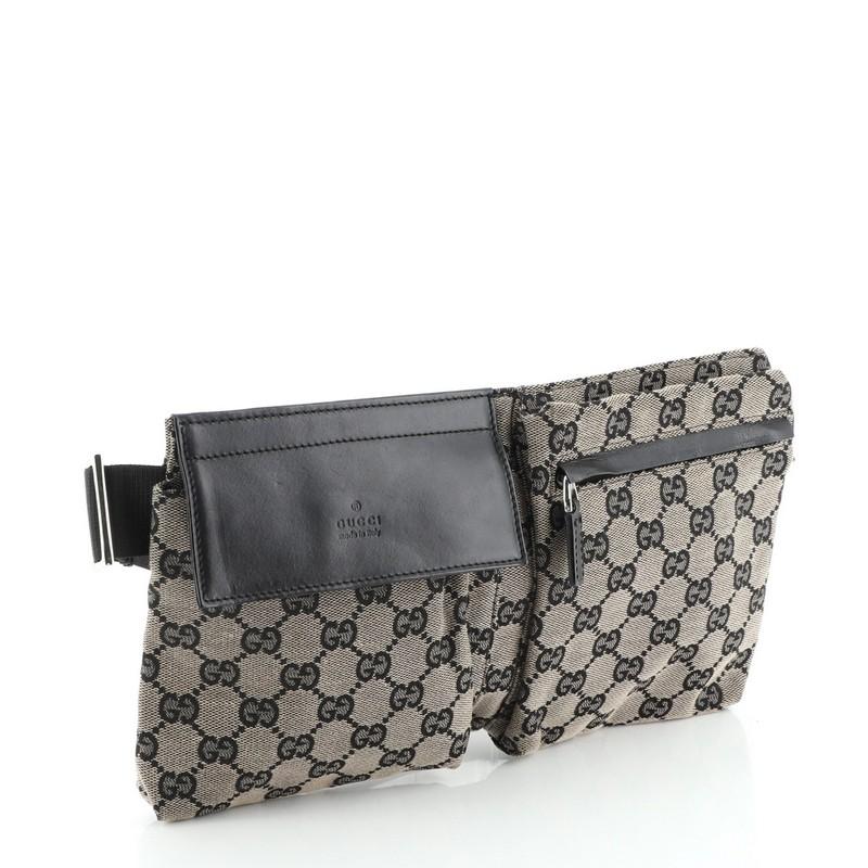 gucci double belt bag