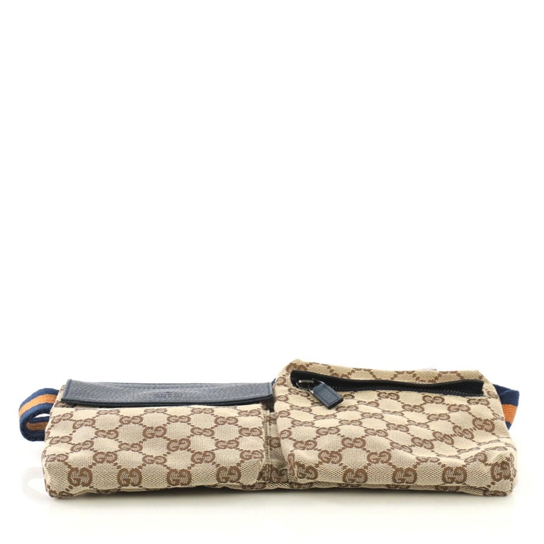 Gucci GG Canvas Double Pocket Belt Bag – The Curatorial Dept.