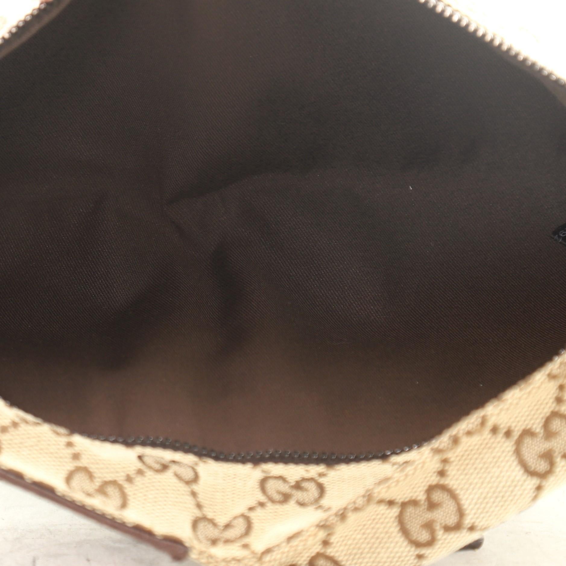 Gucci Vintage Double Belt Bag GG Canvas für Damen oder Herren