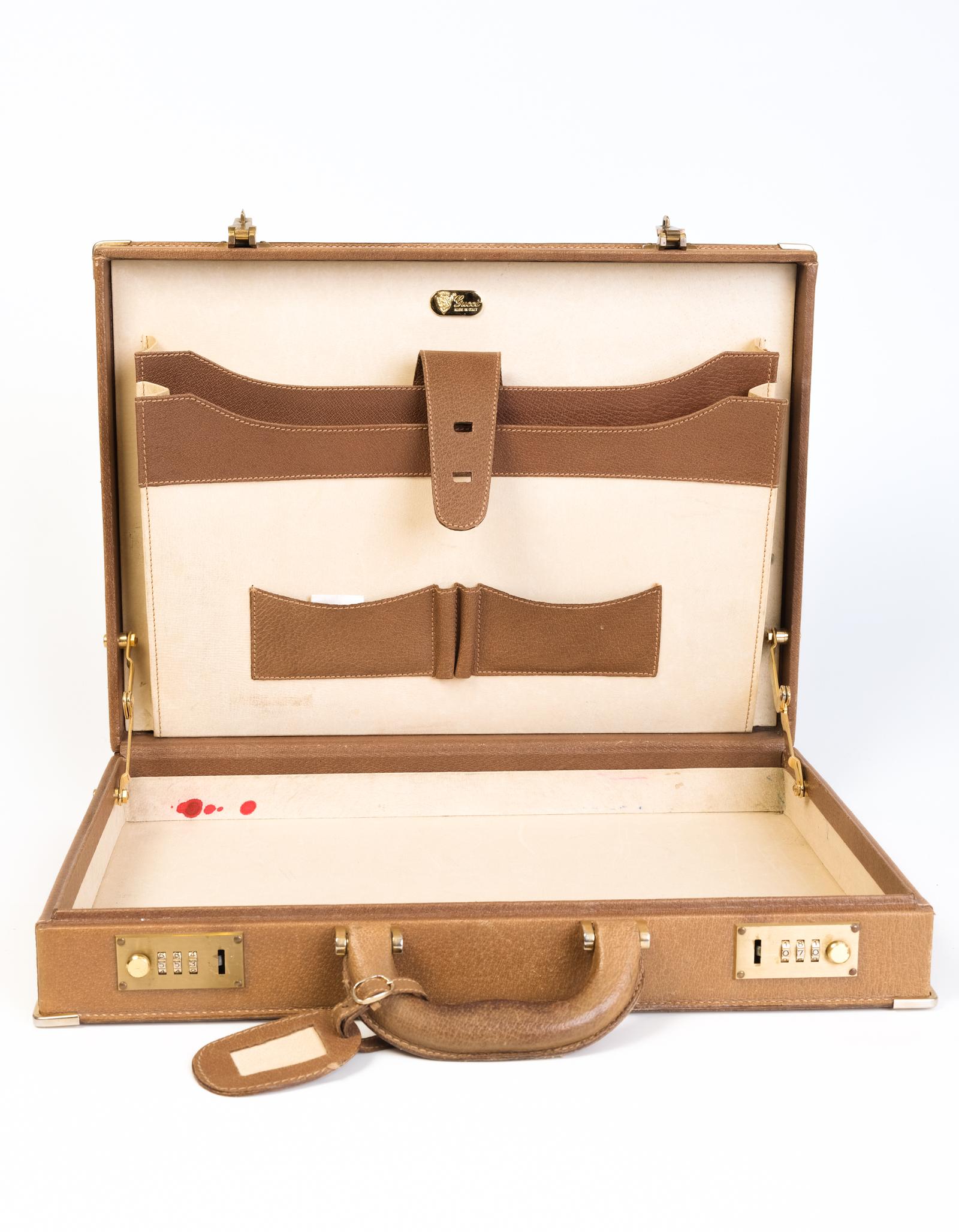 gucci briefcase vintage
