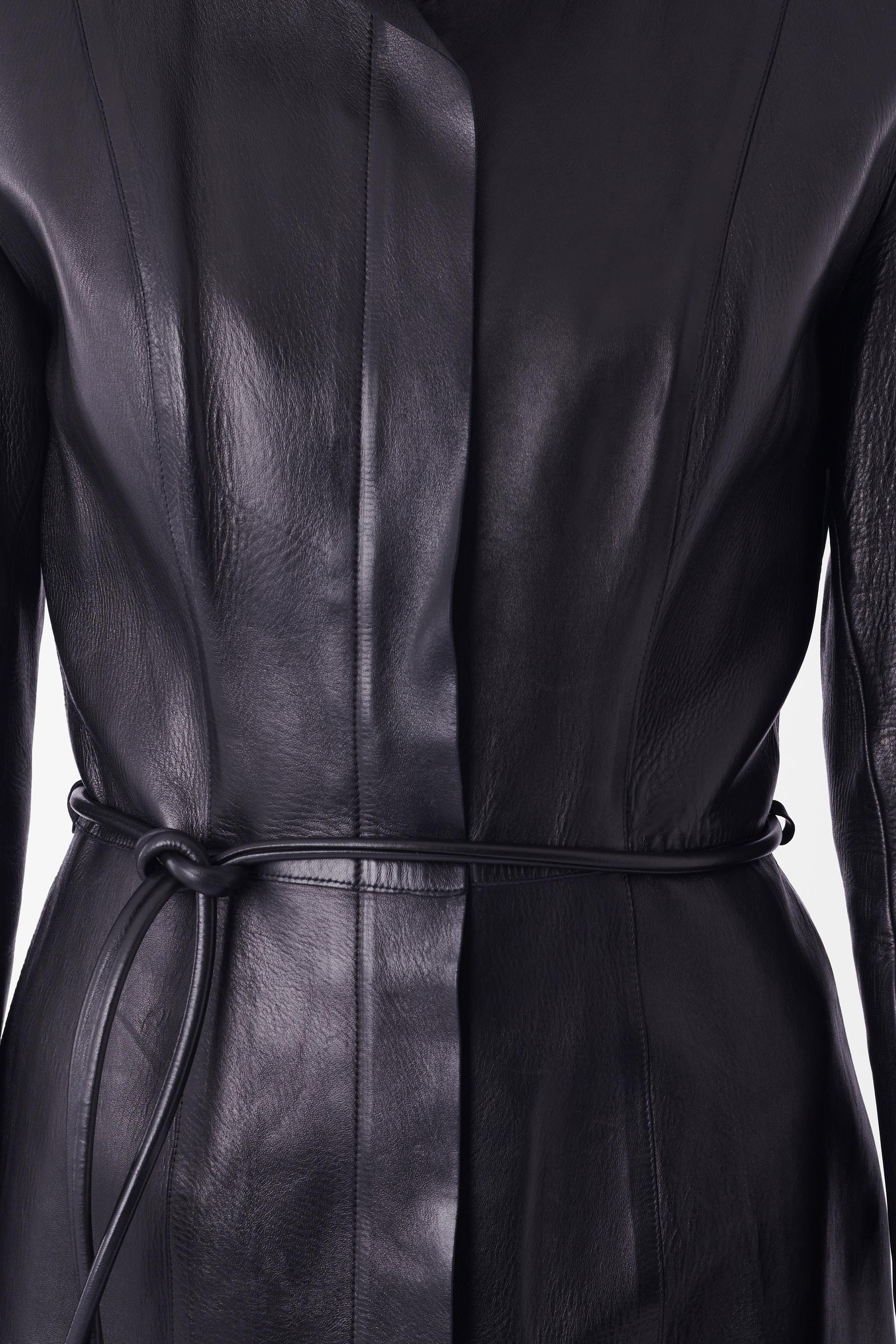 Coates in pelle da passerella Gucci Vintage F&F 1999 In condizioni ottime in vendita a London, GB