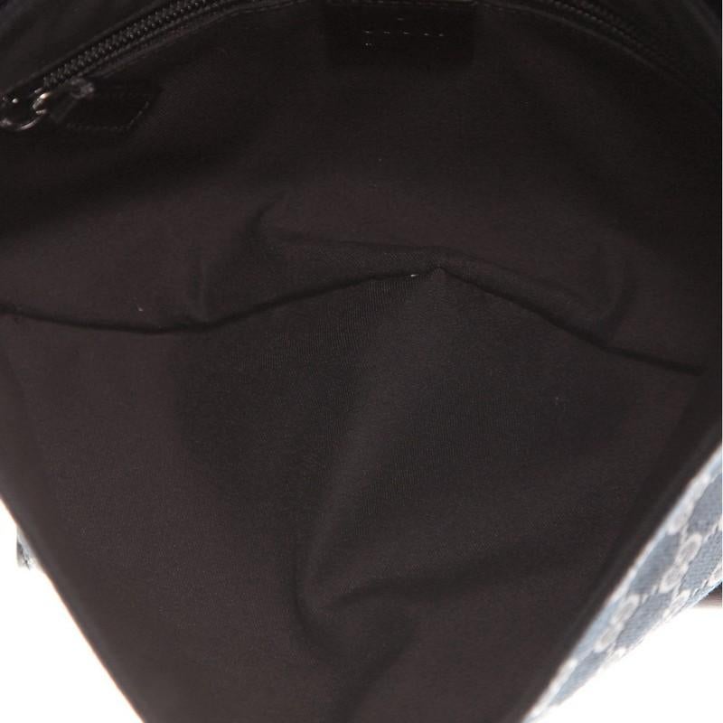 Women's or Men's Gucci Vintage Flap Waist Bag GG Canvas Medium