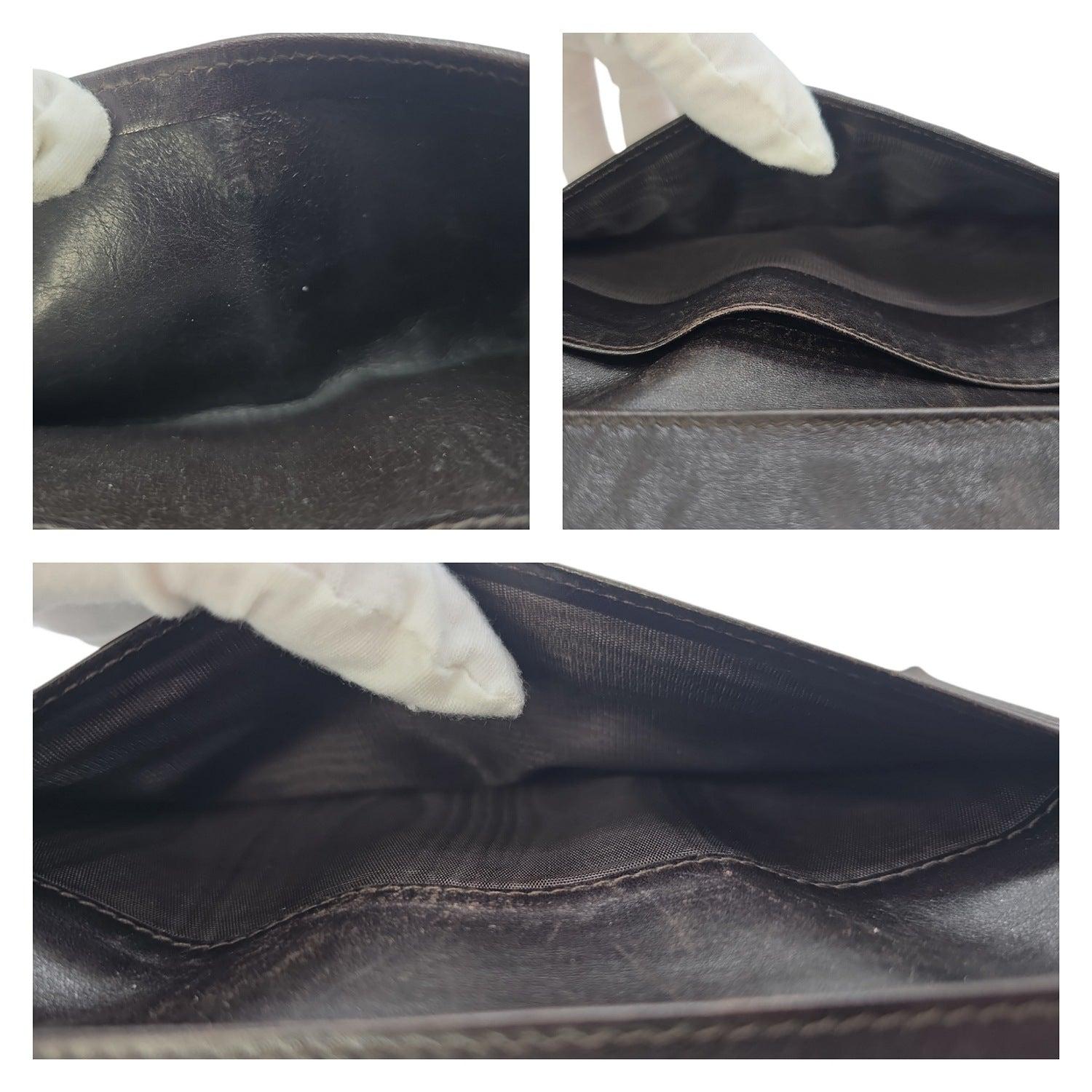Gucci Vintage GG Canvas Horsebit Continental Wallet For Sale 3