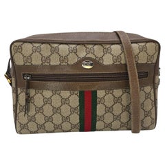 Gucci Vintage GG Canvas Web Ophidia Crossbody Bag